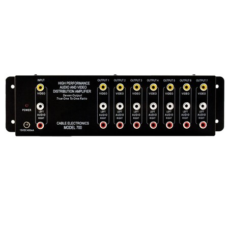 Ce Labs Prograde Composite A/V 7-Output Distribution Amplifier AV 700